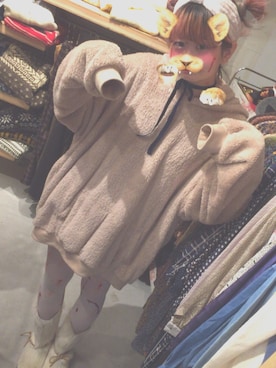 「SPINNS(スピンズ)のアイテム(ヘアバンド)」を使った、みきてぃ。さん(レディース・166cm)の秋コーディネート