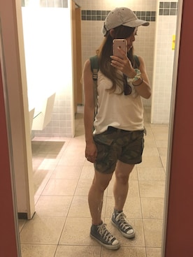 「たんぱんこぞう」｜り☆ささん（レディース・156cm）の夏コーディネート