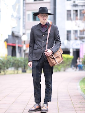 「McVingのアイテム」を使った、jackchiuさん（メンズ・176cm）の春コーディネート