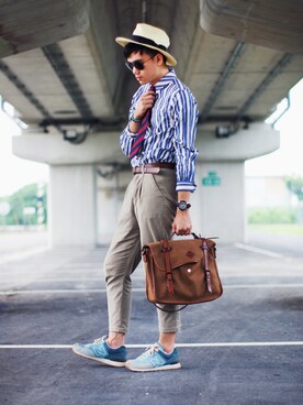 「McVingのアイテム」を使った、jackchiuさん（メンズ・176cm）の秋コーディネート