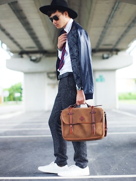 「McVingのアイテム」を使った、jackchiuさん（メンズ・176cm）の秋コーディネート