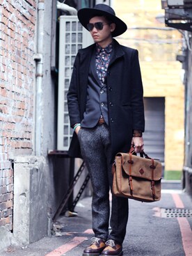 「McVingのアイテム」を使った、jackchiuさん（メンズ・176cm）の秋コーディネート