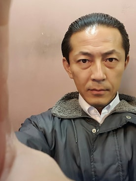 「BENETTONのアイテム（ミリタリージャケット、グリーン系）」を使った、Akinori Takashioさん（メンズ・174cm）の秋コーディネート