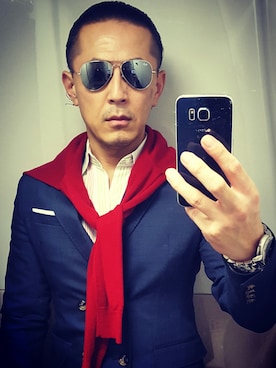 「Ci sono pecore e alpaca.のアイテム（その他、その他）」を使った、Akinori Takashioさん（メンズ・174cm）の秋コーディネート