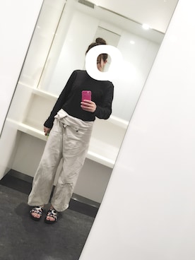 「hatra（ハトラ）のアイテム」を使った、MIHO MAEKAWAさん（レディース・160cm）の夏コーディネート