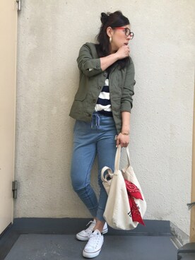 *:)ayaさん(レディース・160cm)の春コーディネート