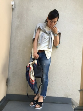 *:)ayaさん(レディース・160cm)の夏コーディネート