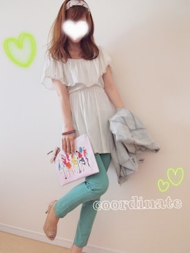 「JILL by Jillstuart」｜「アイテム（チュニック）」を使った、natsuさん（レディース・160cm）の春コーディネート