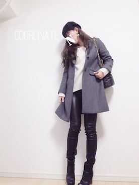 natsuさん（レディース・160cm）の冬コーディネート