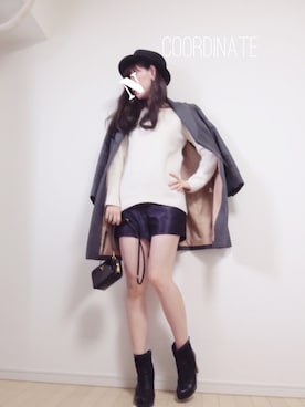 natsuさん（レディース・160cm）の冬コーディネート