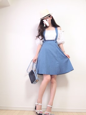 「LOAVES（ローヴス）のアイテム」を使った、natsuさん（レディース・160cm）の夏コーディネート