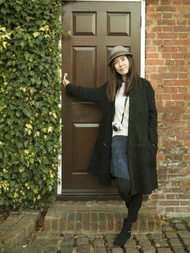 「STUART WEITZMAN（スチュアートワイツマン）のアイテム（ブーティ）」を使った、vivi110709さん（レディース・170cm）の冬コーディネート