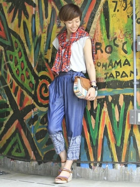 ebiharaさん（レディース・165cm）の夏コーディネート