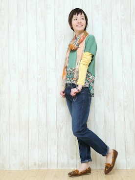 「チチカカ（チチカカ）のアイテム」を使った、ebiharaさん（レディース・165cm）の冬コーディネート