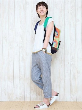 「チチカカ（チチカカ）のアイテム」を使った、ebiharaさん（レディース・165cm）の春コーディネート