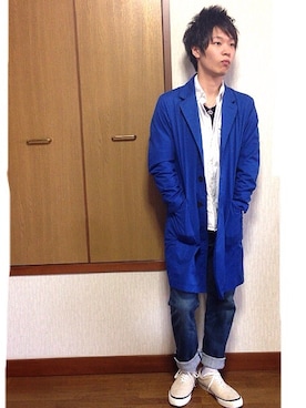 ママチャリさん（メンズ・168cm）の春コーディネート