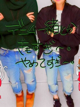 「チャイハネ（チャイハネ）のアイテム（ニット/セーター）」を使った、テイラーさん（レディース・165cm）の秋コーディネート