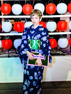 KEITA MARUYAMA（ケイタマルヤマ）の浴衣を使った人気ファッション