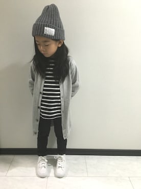 NONさん（キッズ・110cm）の秋コーディネート