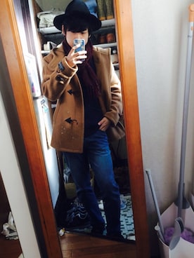 「BEAUTY&YOUTH UNITED ARROWS（ビューティーアンドユースユナイテッドアローズ）のアイテム（ダッフルコート）」を使った、たいやきくんさん（メンズ・164cm）の冬コーディネート
