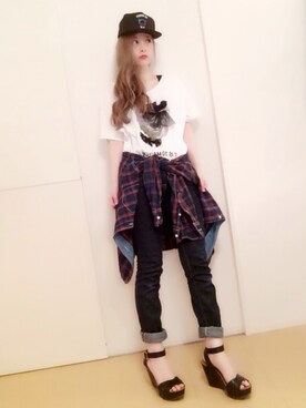 sayaさん（レディース・160cm）の夏コーディネート