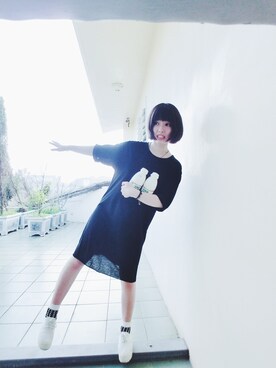 「Sunnyday」｜「アイテム（その他）」を使った、YuanTzangさん（レディース・154cm）の夏コーディネート