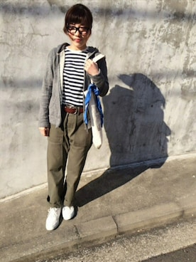 「Anisha（アニーシャ）のアイテム」を使った、アサミ☆さん（レディース・158cm）の冬コーディネート