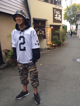 「Winiche & Co.（ウィニッチェアンドコー）のアイテム」を使った、Yuta Sudoさん（メンズ・179cm）の春コーディネート