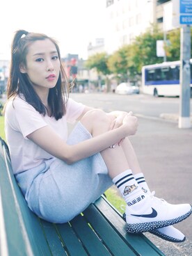 「auckland」｜Bambi Leungさん（レディース・166cm）の冬コーディネート