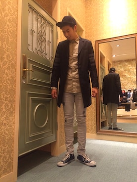 TOYOさん（メンズ・186cm）の秋コーディネート