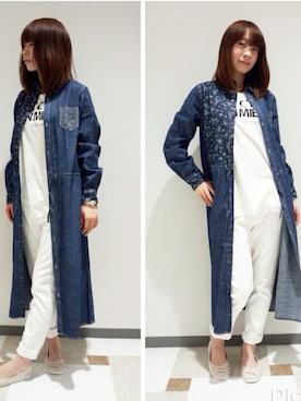 「Wordtrobe（ワードトローブ）のアイテム」を使った、♕Yuka♕さん（レディース・162cm）の春コーディネート