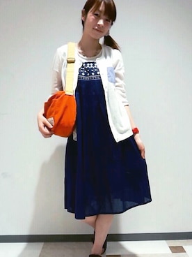 「Wordtrobe（ワードトローブ）のアイテム」を使った、♕Yuka♕さん（レディース・162cm）の春コーディネート