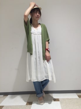 「Wordtrobe（ワードトローブ）のアイテム」を使った、♕Yuka♕さん（レディース・162cm）の夏コーディネート