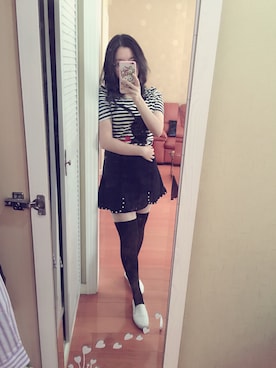 「Black Diamond（ブラックダイアモンド）のアイテム」を使った、Eva兔纸さん（レディース・160cm）の秋コーディネート