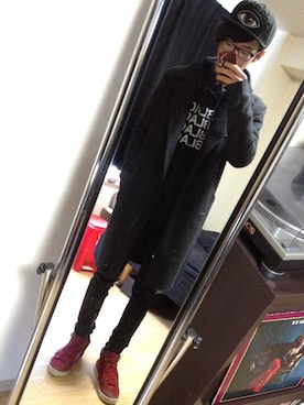 「KENZO」｜「アイテム（その他アウター）」を使った、KTAさん（メンズ・172cm）の春コーディネート