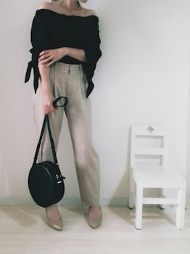 「coca（ANDEX shoes product）（コカ）のアイテム（パンツ）」を使った、annさん（レディース・153cm）の夏コーディネート