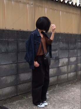 「Levi's Lady’s（リーバイス レディース）のアイテム」を使った、annさん（レディース・153cm）の秋コーディネート