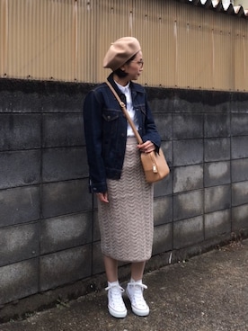 「Levi's Lady’s（リーバイス レディース）のアイテム」を使った、annさん（レディース・153cm）の秋コーディネート