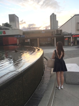 「MICOAMERI（ミコアメリ）のアイテム（シューズ）」を使った、Rita さん（レディース・156cm）の夏コーディネート