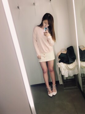 「MICOAMERI（ミコアメリ）のアイテム（シューズ）」を使った、Rita さん（レディース・156cm）の秋コーディネート