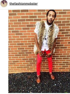 「fashionblogger」｜「アイテム（その他アウター）」を使った、TheFashionMobsterさん（メンズ・175cm）の秋コーディネート