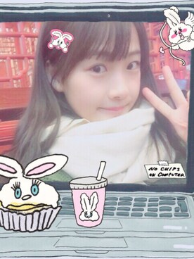 「OOPS（ウップス）のアイテム」を使った、浅野绿実さん（レディース・160cm）の冬コーディネート