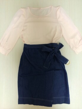 「MINIMUM（ミニマム）のアイテム（スカート）」を使った、neneさん（レディース・150cm）の春コーディネート