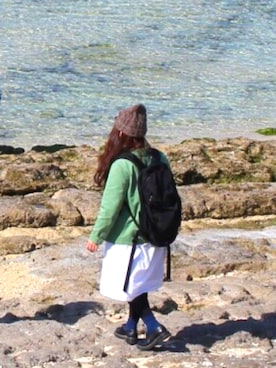 「Dr. Martens（ドクターマーチン）のDr.Martens (ドクターマーチン)/1461 3EYE GIBSON SHOES（その他シューズ）」を使った、フジナガさん（レディース・148cm）の冬コーディネート