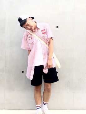 「PULL&BEAR（プルアンドベア）のアイテム（レッグウェア）」を使った、Kaiさん（メンズ・175cm）の秋コーディネート