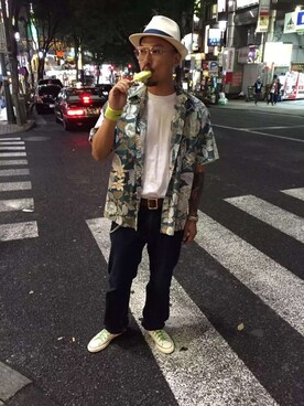 杭贩劳师傅さんのコーディネート