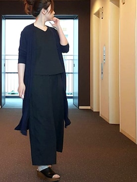 川上桃子さん（レディース・158cm）の春コーディネート