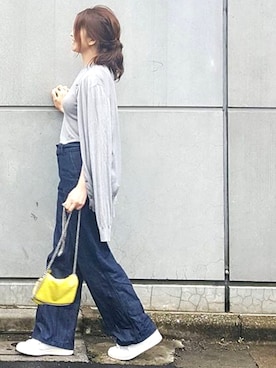 川上桃子さん（レディース・158cm）の夏コーディネート