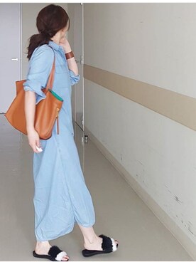 正規代理店 新品 【ombre peridopal】ファーサンダル de - サンダル ...
