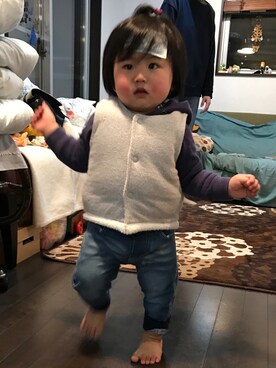 「風邪っぴき」｜Nagito      さん（キッズ・80cm）の秋コーディネート